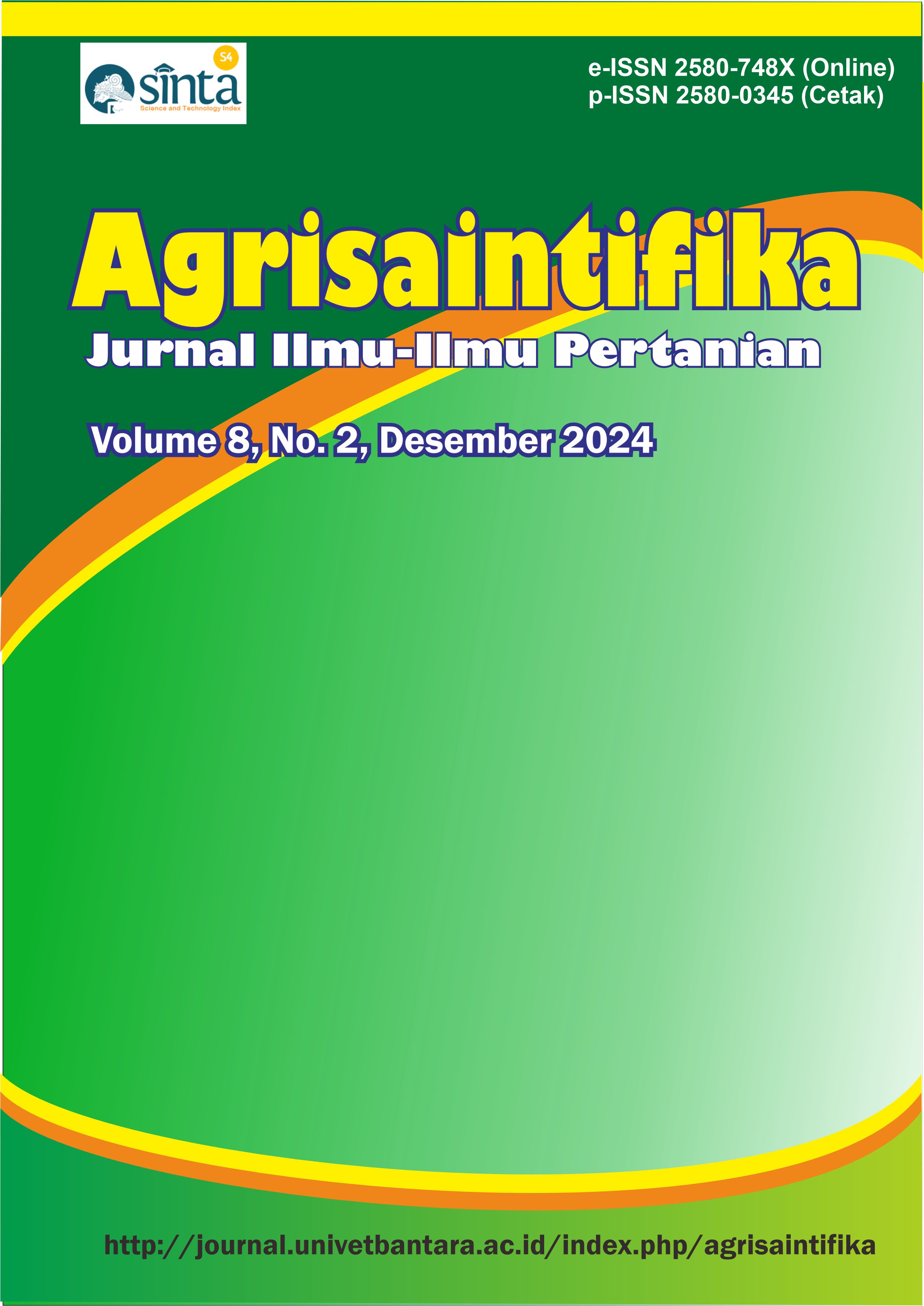 					View Vol. 8 No. 2 (2024): Agrisaintifika
				