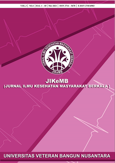 					View Vol. 3 No. 1 (2021): Jurnal Ilmu Kesehatan Berkala (JIKeMB) - Mei 2021
				