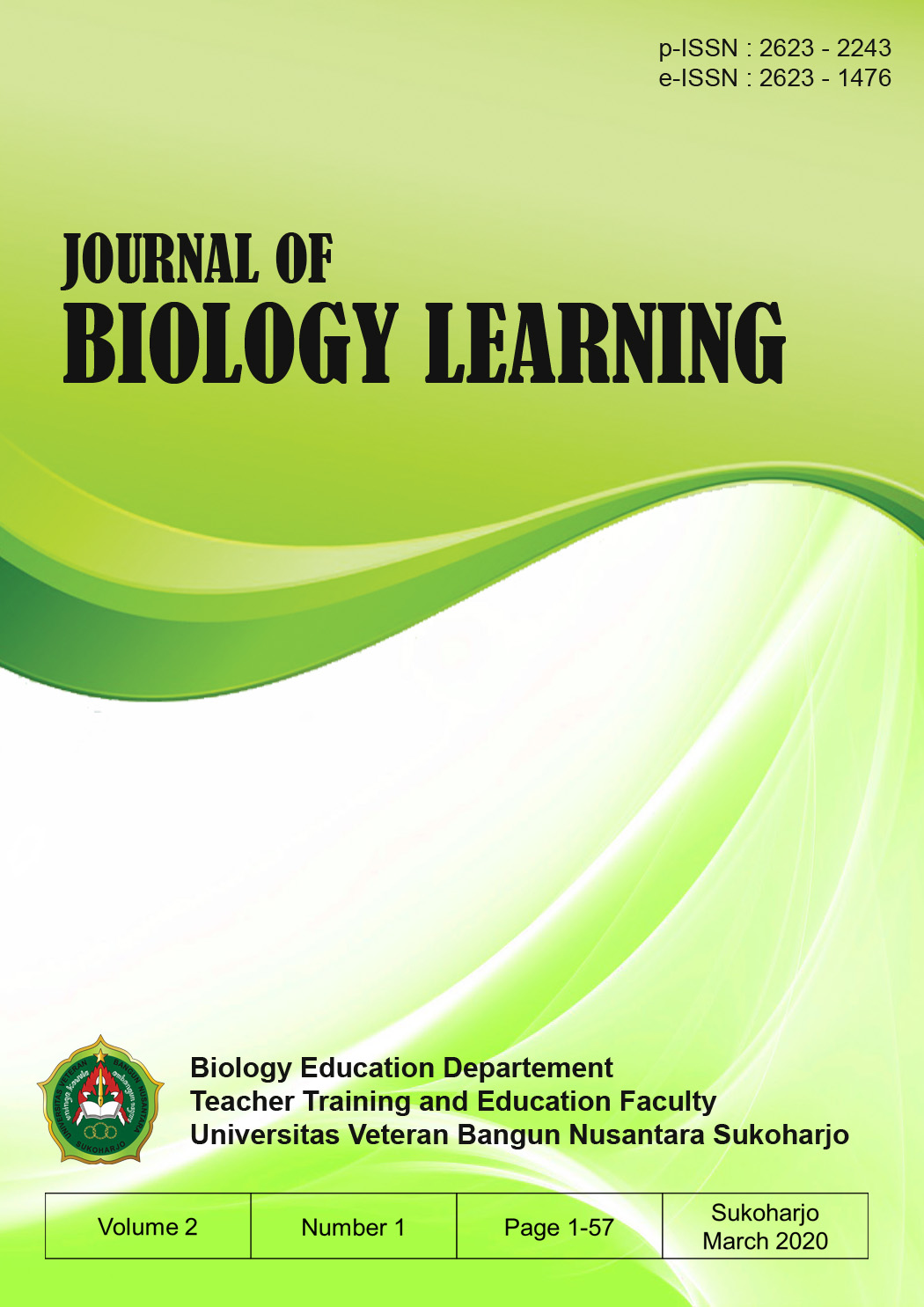 Journal of Biology Learning 